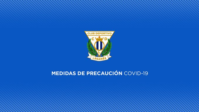 Fotomontaje del Leganés sobre el coronavirus